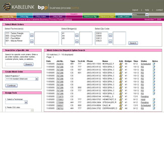 Kablelink Business Processing Portal